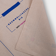 Druck der Bio-Baumwolltasche
