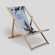 Liegestühle günstig mit Logo bedrucken | WIRmachenDRUCK.de