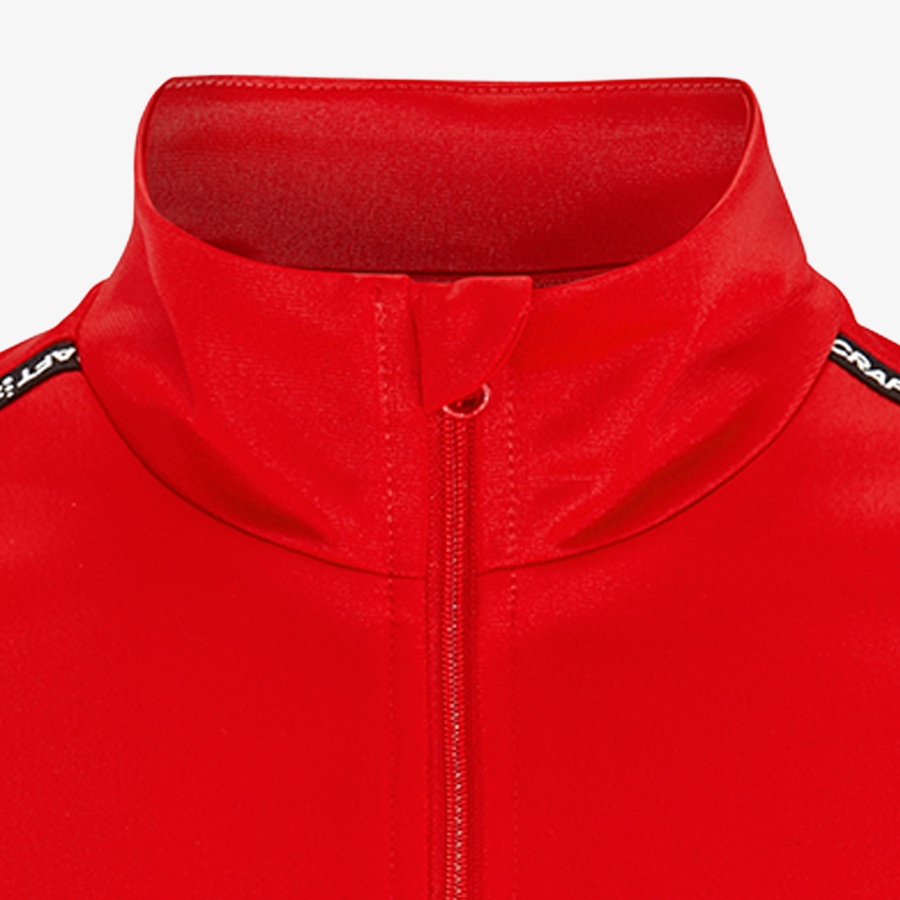 Craft-Halfzip-Trainingsshirt für Damen mit halbem Reißverschluss und Stehkragen