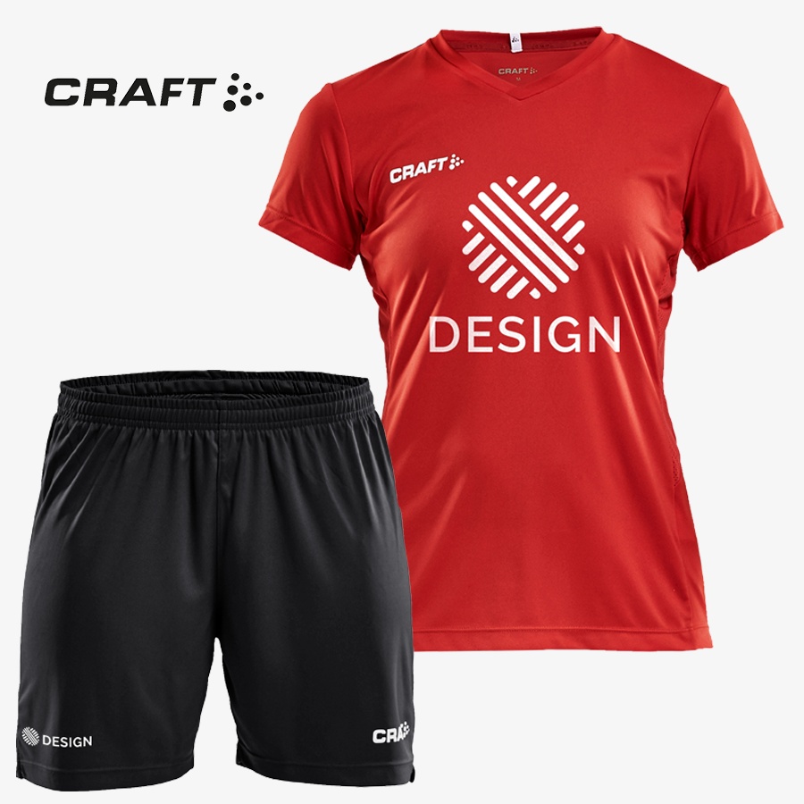 Hochwertiges Craft-Trikotset für Damen mit individuellem Druck