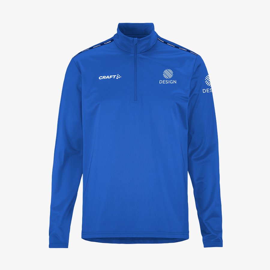 Craft-Halfzip-Trainingsshirt für Herren mit individuellem Druck auf der Brust