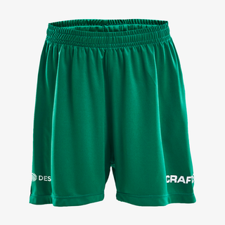 Grüne Craft-Shorts für Kinder, an einer Position individuell bedruckt