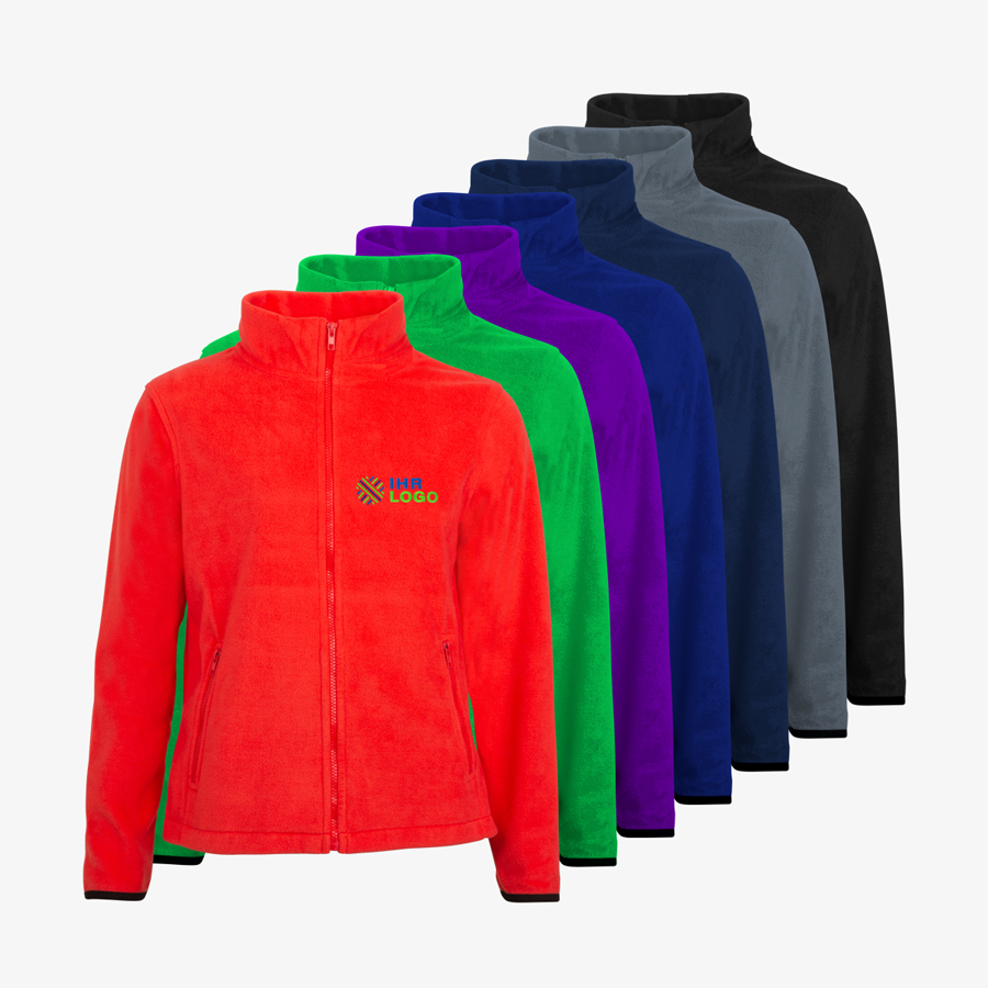 Premium-Fleecejacken für Damen in vielen Farben von Result Core, mehrfarbig bestickt