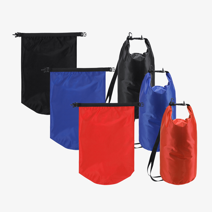 Wasserdichte Drybags (10 l) in verschiedenen Farben, personalisierbar