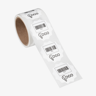 Selbstklebende Etiketten mit variablen Daten in freier Form auf Rolle