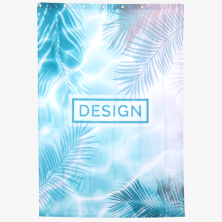 Bedruckter Fotoduschvorhang im WUnschdesign