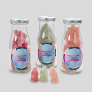 Fruchtgummi im Glas