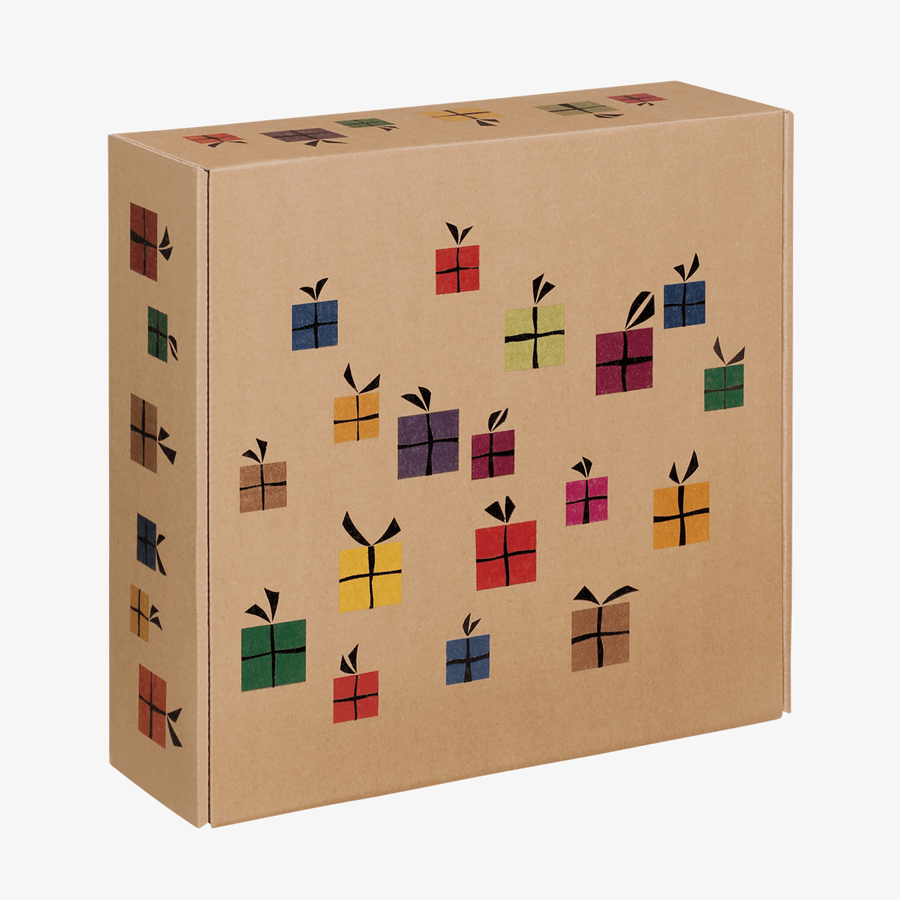 Große Geschenkbox (29,3 x 29,5 x 9,5 cm) mit Motiv 
