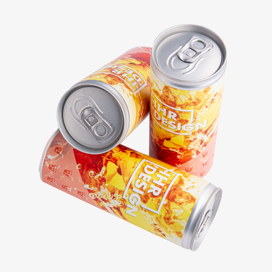 Individuelle Aluminium-Getränkedosen mit köstlichem Cola-Orange-Mix