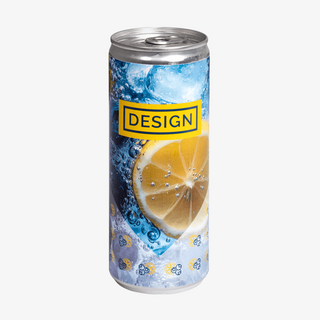 Erfrischende Blaubeer-Zitronen-Limonade in personalisierter Alu-Getränkedose