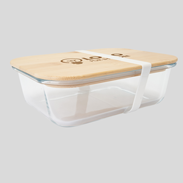 Gravierte Glas-Lunchbox