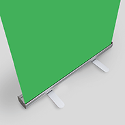 Greenscreen-Roll-up Detail unten
