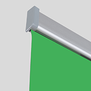 Greenscreen-Roll-up Detail oben
