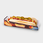 Hotdog-Verpackung bedrucken