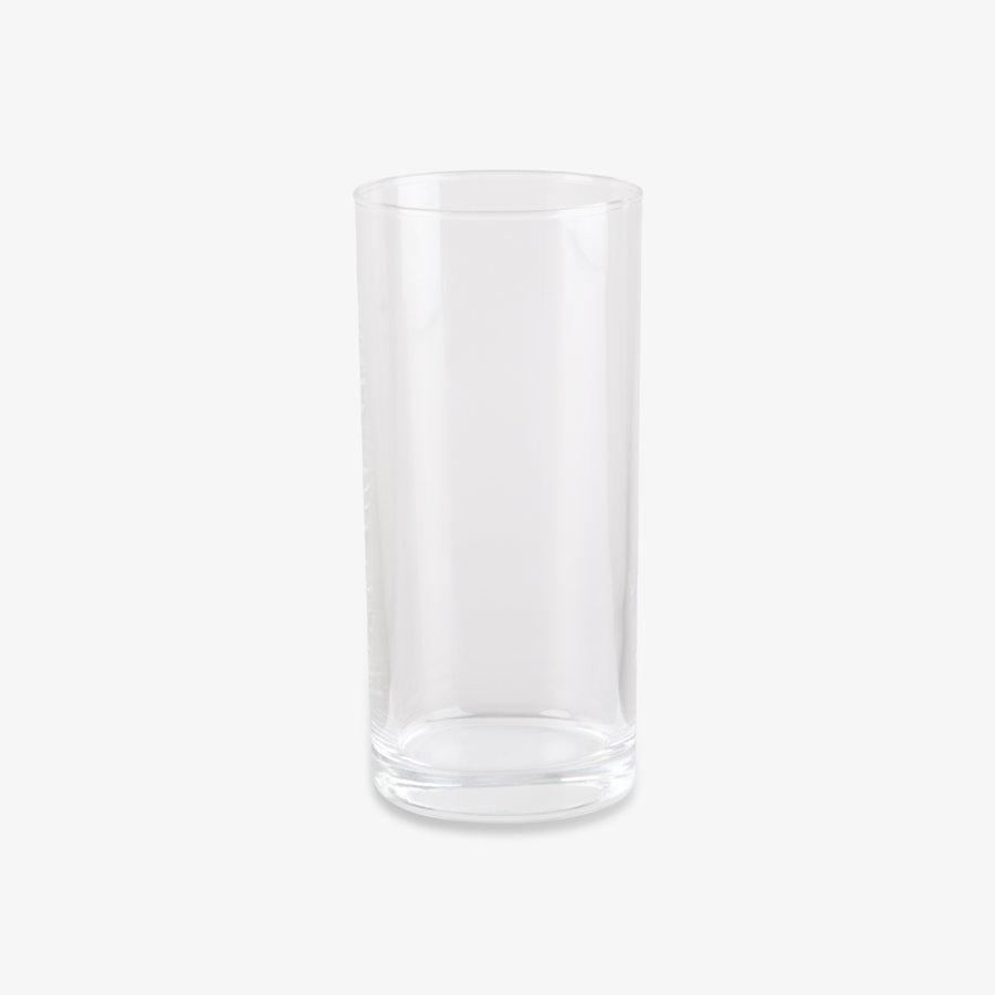 Klassisches, unbedrucktes Trinkglas mit 270 ml Füllmenge, 300 g schwer
