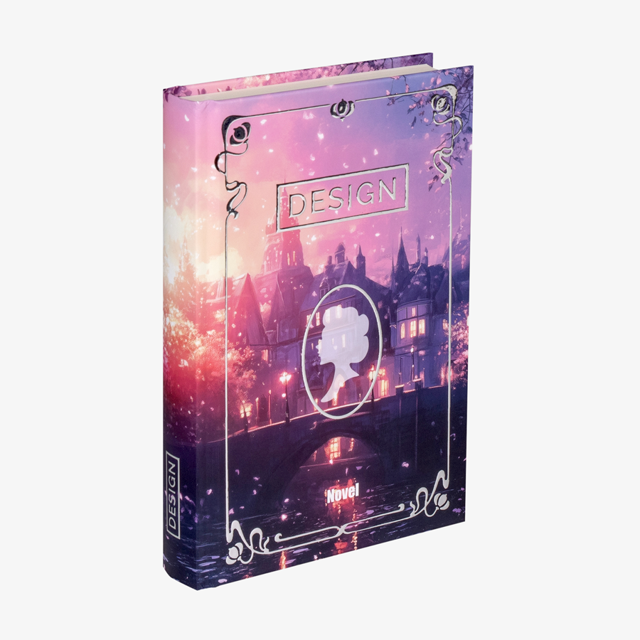Kompakt-Buch mit Hardcover und rundem Rücken im Format 12,5 x 19 cm