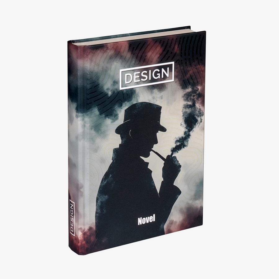 Kompakt-Buch mit Hardcover und rundem Rücken im Format DIN A5