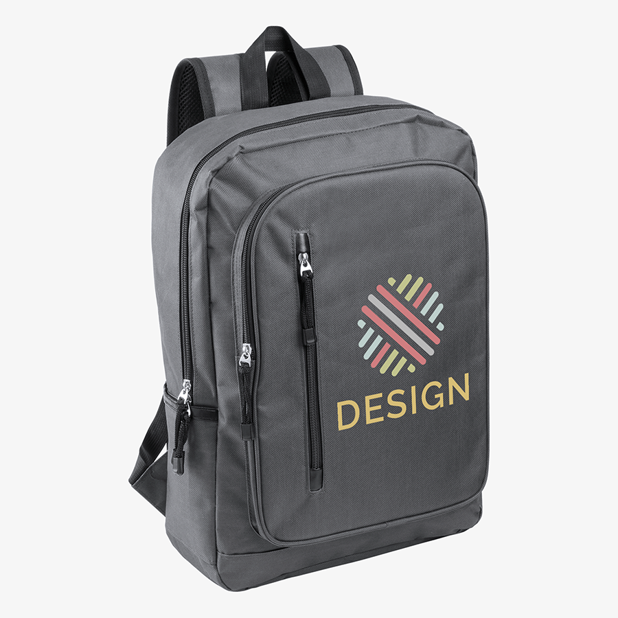 Kompakter Laptop-Rucksack aus recyceltem PET mit 15″-Laptopfach