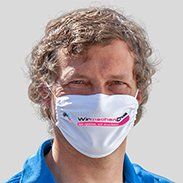 Mund- und Nasenmaske mit WmD-Logo