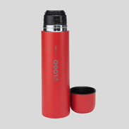 Isolierflasche (matt) mit Gravur