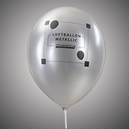 Einzelner Metallicluftballon