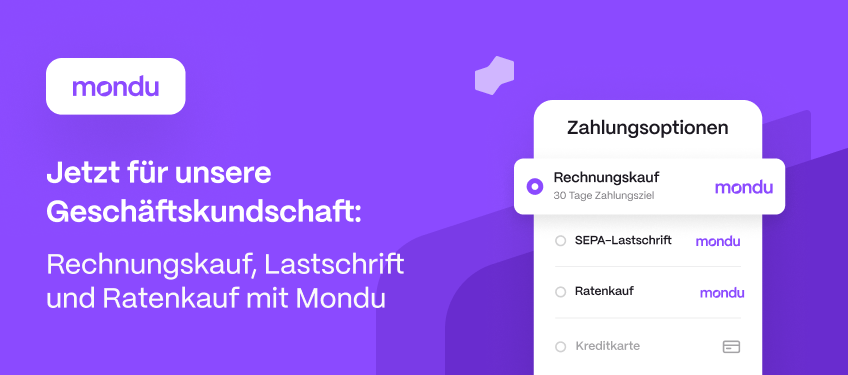 Die Zahlung mit Mondu bei WIRmachenDRUCK