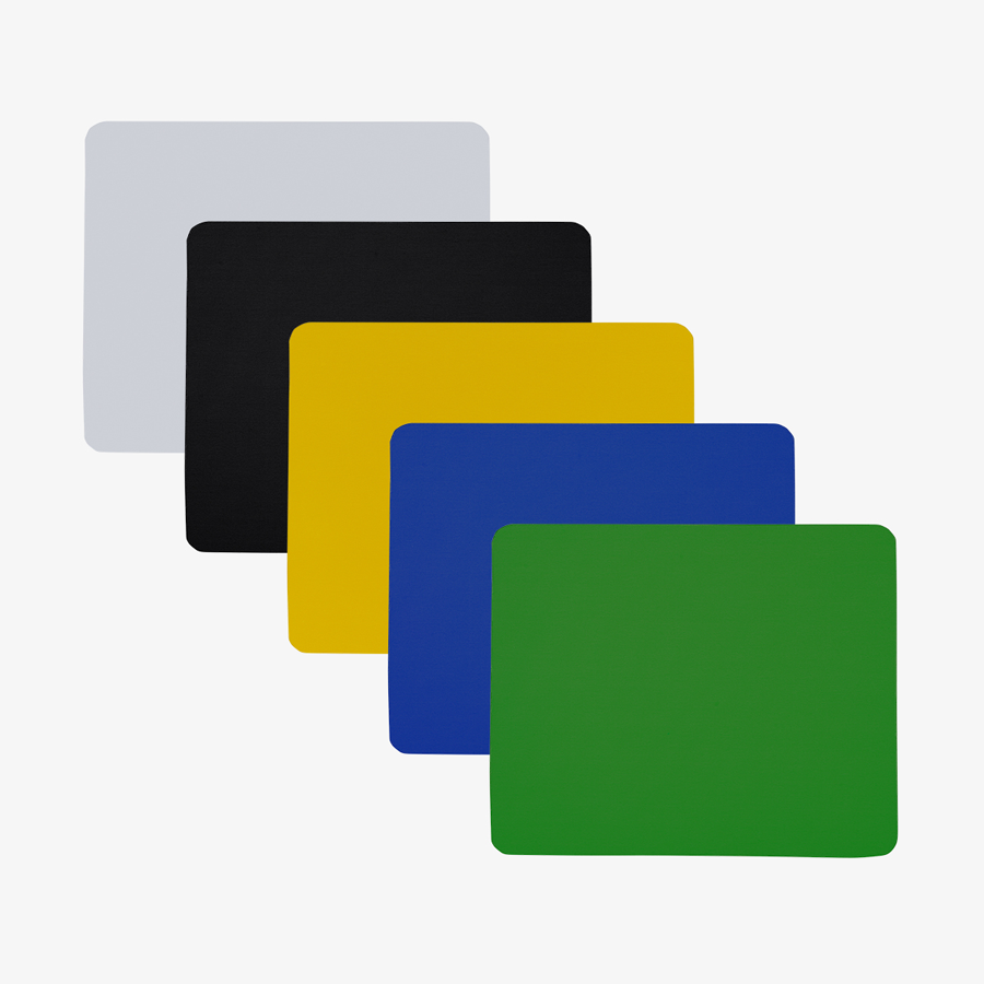 Rutschfeste Textil-Mousepads (22 x 18 cm) in verschiedenen Farben
