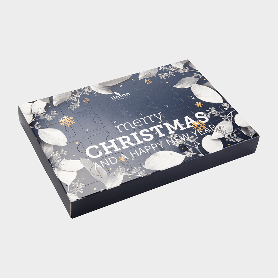 21,5 x 21,9 x 5,1 cm großer Multi-Adventskalender mit Lindt-Schokolade