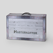 Neutraler Musterkoffer