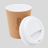 Gravierte To-go-Becher mit Naturkork