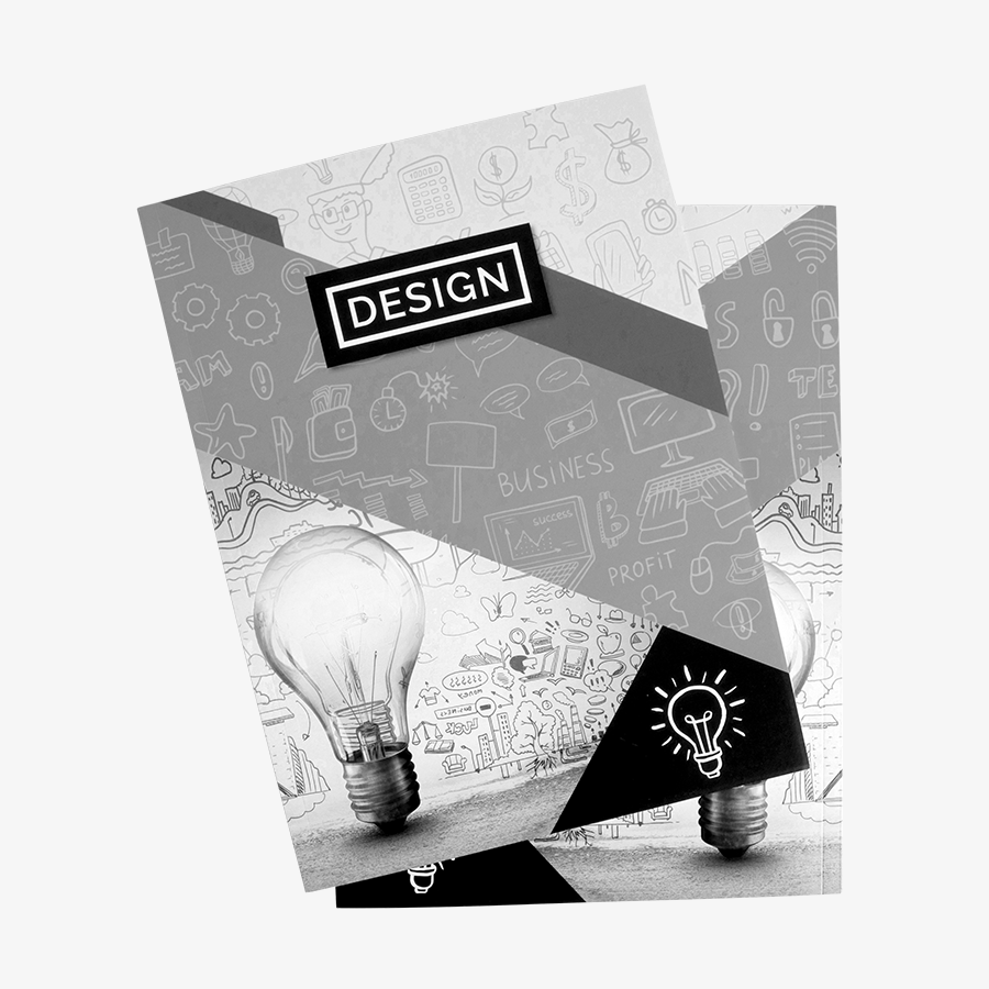 Notizblock mit Softcover im Hochformat und 1/0-farbig bedrucktem Umschlag