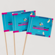 Mini-Papierfahnen