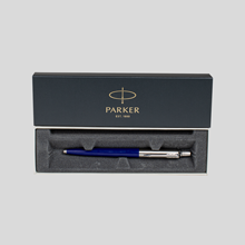 Parker-Kugelschreiber blau in Schachtel