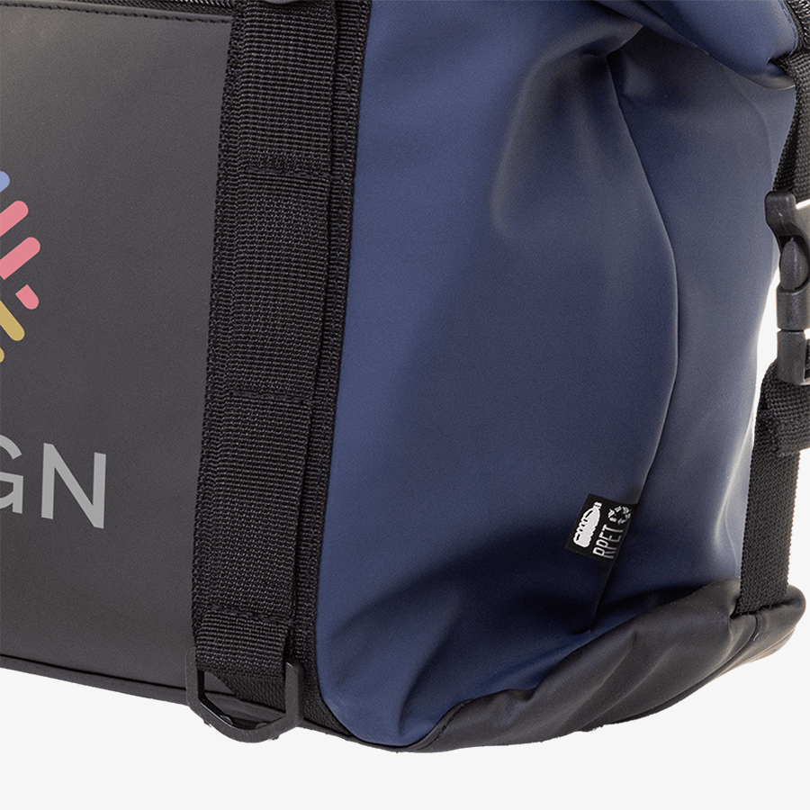 Detailansicht bedruckte Reise-Kühltasche mit 19 l Fassungsvermögen