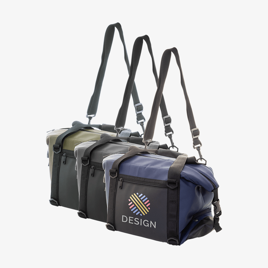 Reise-Kühltaschen mit zwei Reißverschlussfächern, in mehreren Farben