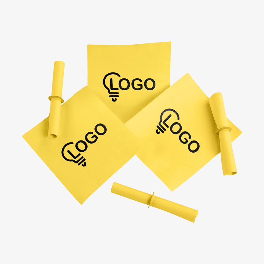 Individuell bedruckte Röllchenlose mit Ihrem Logo für Gewinnspiele und Tombolas