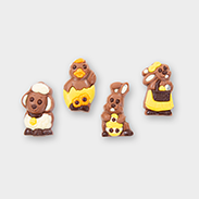 Schokoladen-Osterfiguren alle