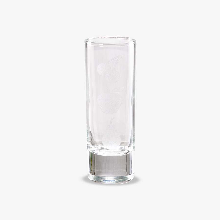 Spülmaschinenfeste Schnapsgläser mit Fassungsvermögen von 6,5 cl, mit schwerem Eisboden