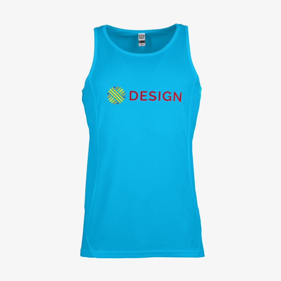 Sport-Top für Herren von Roly mit individuellem Druck auf der Vorderseite