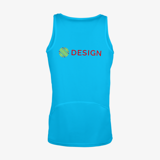 Sport-Top für Herren von Roly mit individuellem Druck auf der Rückseite