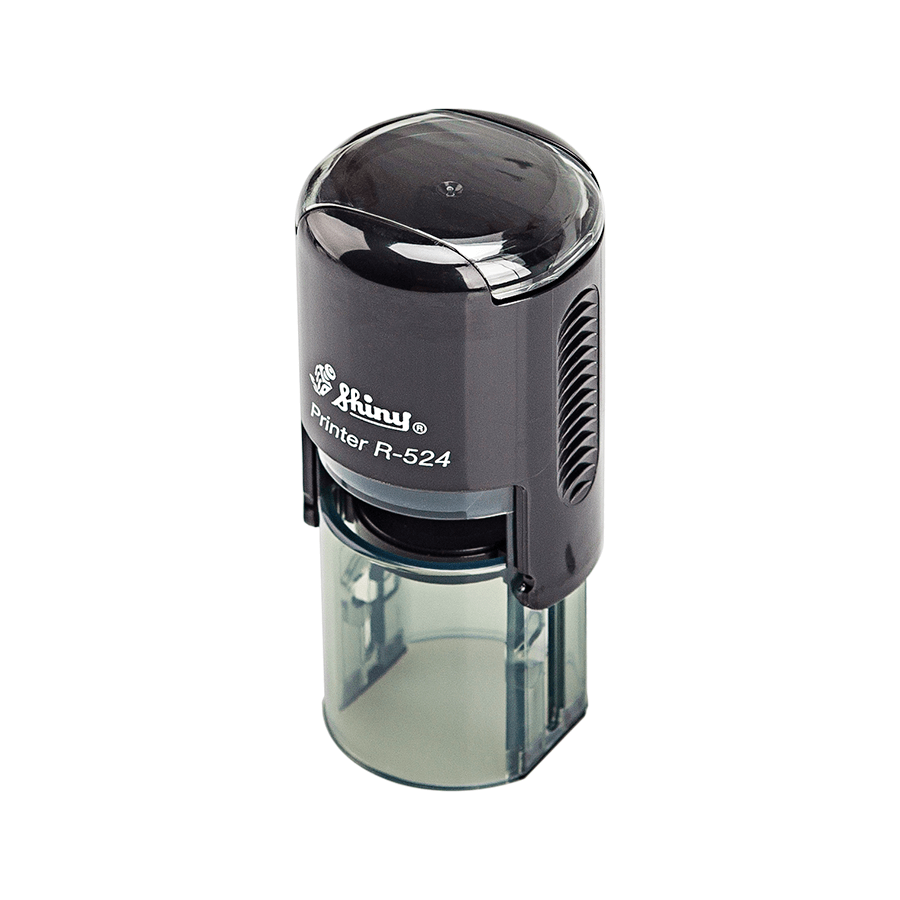 Runder Stempel mit individuellem Text
