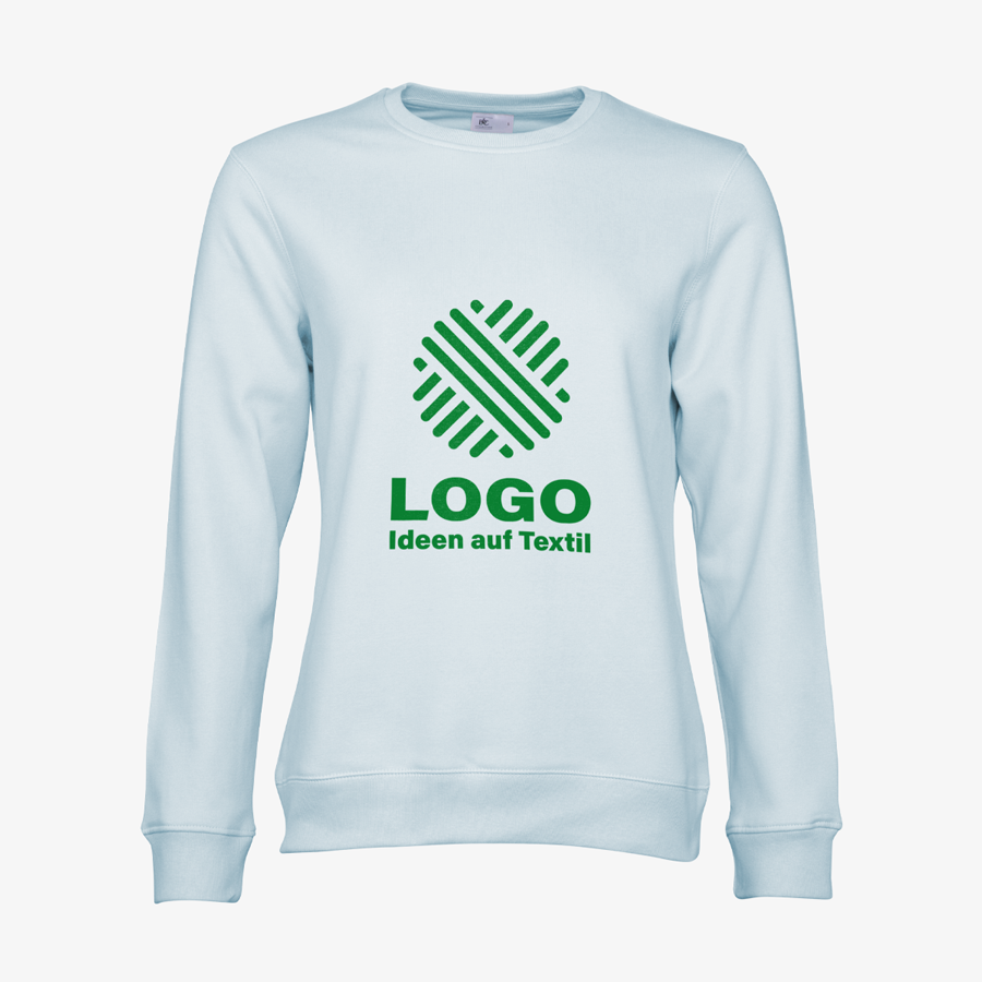 Premium-Sweatshirt für Damen von B&C Collection mit individuellem Digitaldruck