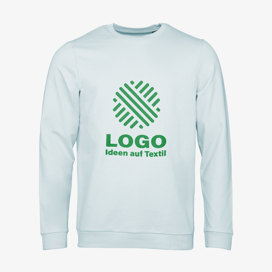 Basic-Sweatshirt für Herren von B&C Collection, Digitaldruck vorne