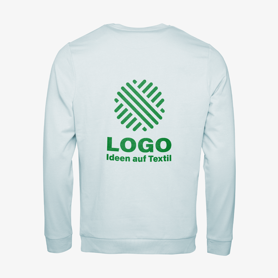 Basic-Sweatshirt für Herren von B&C Collection, Digitaldruck hinten