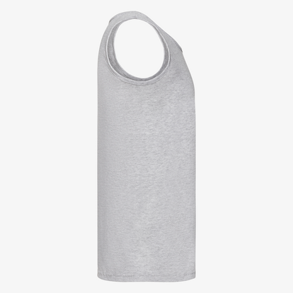 Herren-Tanktop Valueweight Athletic von Fruit of the Loom in Grau, Ansicht von der Seite
