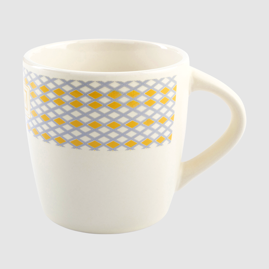 Individuell bedruckbare Tasse, außen matt, innen glanz, 280 ml