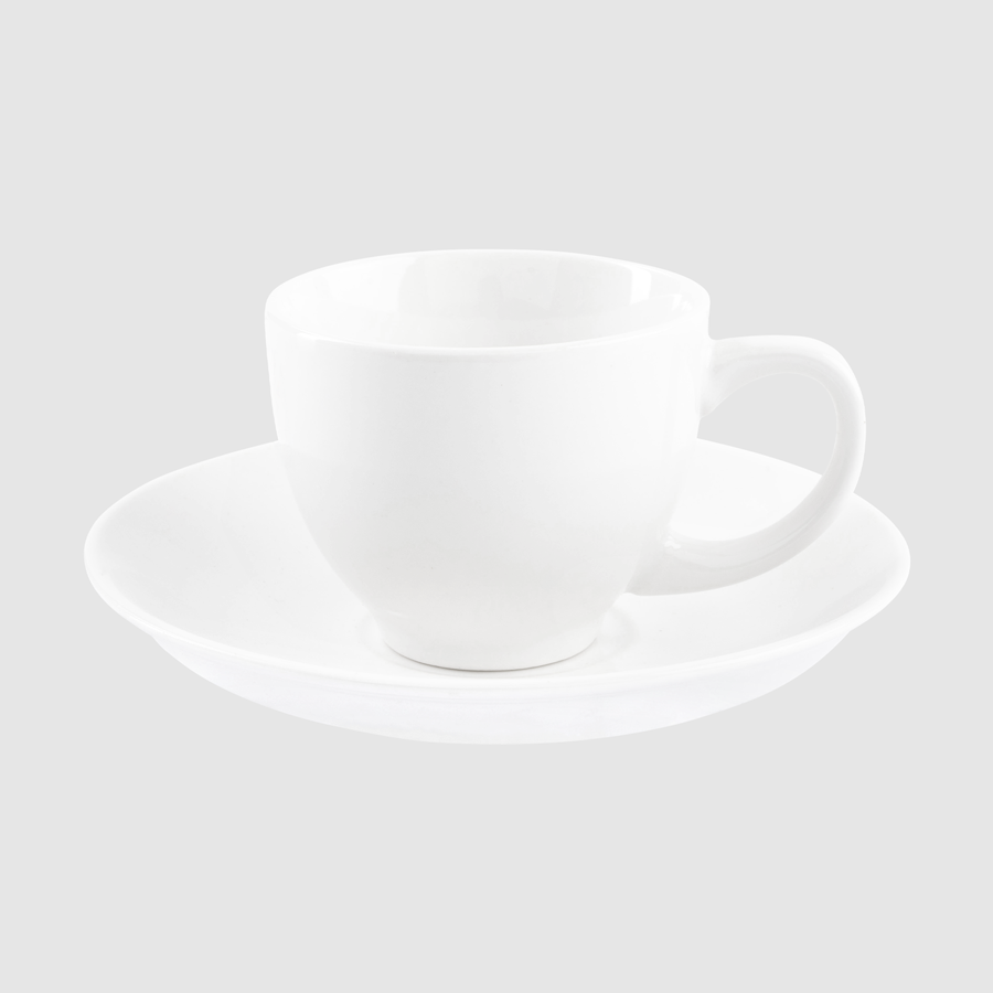 Espresso-Set mit 90-ml-Tasse und Untersetzer ohne Werbeanbringung