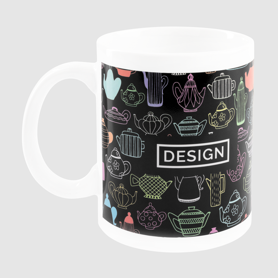 Bedruckbare Tasse mit Kreide mit vollfarbigem Keramikdruck