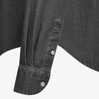 Detailansicht Ärmel einer Bluse Twill Stretch Tailored Fit von TEE JAYS