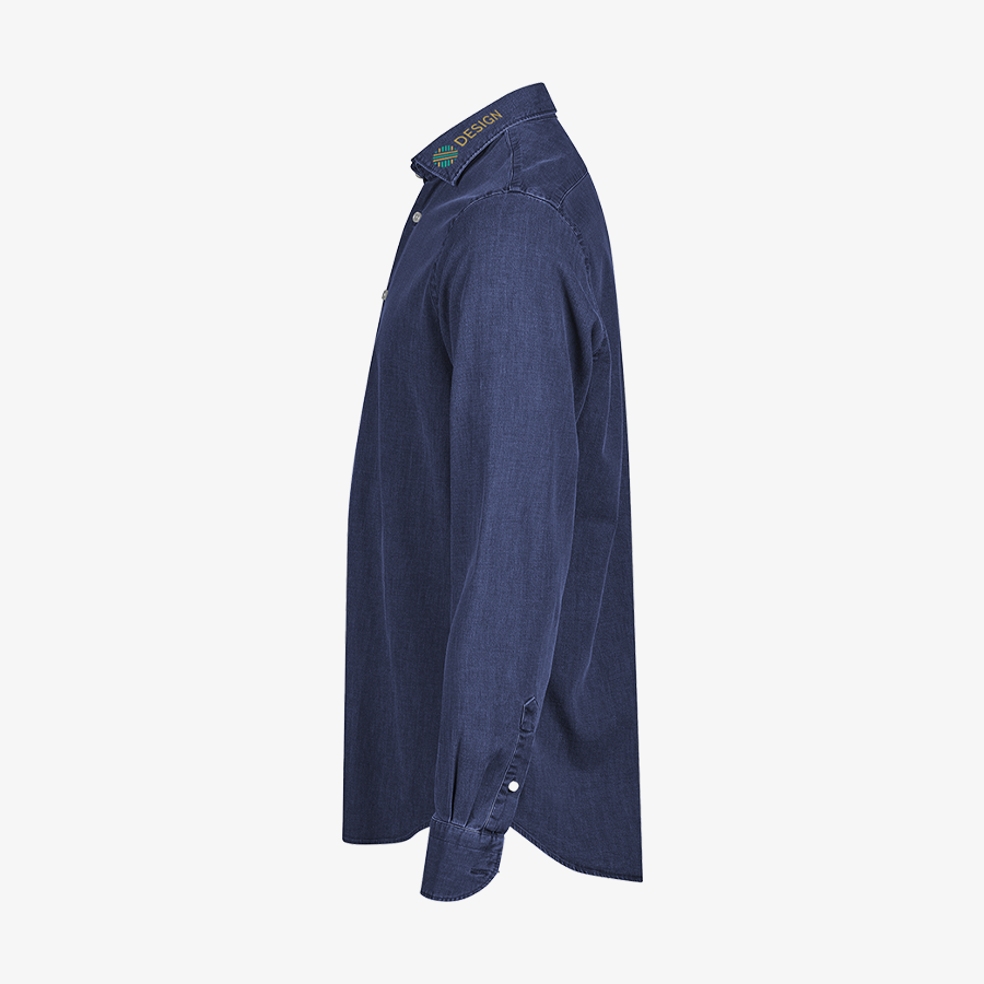 Seitenansicht Hemd Twill Stretch Tailored Fit von TEE JAYS